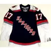 24S 희귀 Tom Pyatt Mark Lee Ryan Callahan Ryan McDonagh Hartford Wolfpack Hockey Jersey 자수 스티치 또는 사용자 정의 모든 이름 레트로 저지