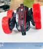 Induction off-road vehicle stall remote control children's twisting deformation swing arm stunt electric toy car wholesale