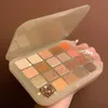 20 Color Eye Shadow Paleta Tierra Color Color Colorido Artista Shimmer Glitter Mate Matte Polvo pigmentado Presionado Sombreado de ojos Kit de maquillaje ZXFTB1771