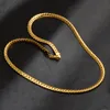 Jämför med liknande föremål Chokerkedjan halsband 18k gult guldfyllda smycken hela 5 mm gåva för män kubansk länkkedja hiphop br26073445275