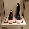 2021 أحدث الأحذية النسائية مستقيمة، مواد جلدية كاملة، المطاط وحيد مزاجه الفاخرة مع مربع
