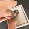 Vintage Punk Antique 20pcs/lot Silver Color Metal Band Skull Snake Rings For Men Women Mix Style Party Gifts Adjustable Opening Jewelry