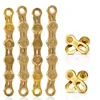 SUMC Gold Mountain Bike Chain 9 10 11 12 Speed Hollowed Road Bicycle MTB Chain 116L 126L Cycling Derailleur Accessories