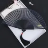Övrigt heminredning Starry Sky Folding Fan Kinesisk stil Kvinnor Portabel Hanfu Abanicos Par Boda Ventilador Sommar Bamboo Ventilatore