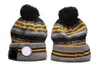 2021 Hat Factory Direkt Nya Ankomst Sideline Beanies Mössor Amerikansk fotboll 32 Team Sport Vinter Side Line Knit Caps Beanie stickade hattar