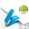 2022 New Creative Mini Stapler Safe Staple Office Paper Bindande Stareless Staplers Without Staples