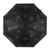Schöne Cartoon Kinder Tragbare Falten Sonnenschirm Kinder Kreative Design Griff Regenschirm Geschenk für Student Junge Mädchen Erwachsene UV