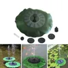 Solar Fountain IPX8 Water Pumps Waterproof Outdoor Garden Landscape Courtyard Lotus Leaf Floating For Bath Pool Small Pond decorat1812038