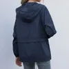 Damen-Kapuzenpullover mit Reißverschluss, Yoga-Outfits, leichter Outdoor-Walking-Regenmantel, lässiger Lauf-Fitness-Sportjacke, Fitnessstudio-Kleidung, schnell trocknender Mantel