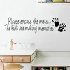 Vinyl Phrase Decals 벽 스티커 아이들이 추억을 만들고 있습니다. PVC 아트 데칼 스티커 가정 장식 어린이 방