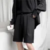 HybSkr Männer Einfarbig Gerade Shorts Frau Casual Übergroße Hosen Mode Mann Koreanischen Stil 210714