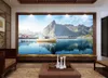 Custom 2021 Modern Chinese 3D Mural Wallpaper Living room Bedroom HD landscape Phone Wallpapers TV Backdrop