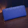 Vrouwen Korte Organizer Portemonnee Solid Color Hasp Wallets Dames Tassen Groothandel Creditcard Lederen Zwart / Blauw Q1019