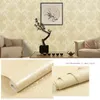 Wall Stickers Linen Pattern Thick Waterproof PVC Self-adhesive Wallpaper Instant Sticker Bedroom Living Room Background size 10m*45cm