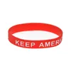 2021 Party Favor Trump Silicone Bracelet Keep America Great Trumps Campaign Bracelets Stars and Stripes Camo American Fashion Wristband IIA236