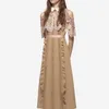 Self Portrait Lace Summer Dress Runway Women's Off Shoulder Hollow Out Cloak Sleeve Patchwork High waist Party Vestidos 210529