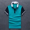 Luxe Ontwerpers Zomer Mens drees mode Katoenen POLO Shirt Mannen Turn Down Kraag Casual Sociale Stijl Giraffe Merk afdrukken Man Polo's Mannelijke Tops 100% katoenM-3XL #08