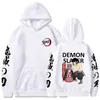 Unisex hoodies inosuke hashibira sweatshirts kamado tanjirou hoodie anime demon slayer män kvinnor y211118
