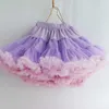 Baby Mädchen Lolita Petticoat Kinder A-Line Puffy Tutu Kleid Layered Tüll Ballett Tanz Pettiskirts Kinder Spanisch Unterrock 210615