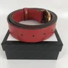 Ceinture de styliste classique pour hommes et femmes, ceinture de luxe de marque décontractée, boucle dorée, lettre Logo lisse Bu232Z