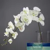 110 CM 11 cabezas de orquídeas de seda Phalaenopsis flores DIY boda ramo floral plantas artificiales flores falsas decoración del hogar precio de fábrica diseño experto calidad más reciente