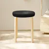 Stol täcker tjock elastisk barstolsäte kudde täcker praktisk pall mjuk rund skydd för hembutik - svart (diameter 30 cm