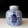 antique blue and white porcelain vase