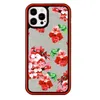 Luksusowe pszczoły węża Flower Połączenia telefonu iPhone'a 15 14 13 Pro Max I 12 11 XR XS XSMAX 8 Plus Projektowanie mody Mobile Shell Gorce Hard Hard Shockproof Case