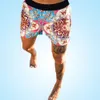 pantalones con stampa estiva cortos Shorts pantaloni da spiaggia da uomo in stile casual pantaloni di tendenza stampati di bellezza