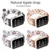 Luxe agaat kralen parelarmbandband voor Apple Watch Ultra 49mm serie 8 7 6 SE 5 4 3 2 1 Band Iwatch Dames Watchband 41mm 45 mm 44 mm 40 mm 42 mm 38 mm