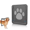 Pet supplies dog paw print door anti-bite medium and large screen door for cat dogs