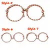Link Chain 2pcs/set Fashion Christmas Jewelry Charm Bracelets With Santa Claus Xmas Tree Beads Rope Bracelet Fine For Women Kids Trum22