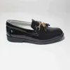 Nya pojkskor Rund tå med tofs Casual Slip On Loafers Barn Smart spansk sida Pojke Bröllopsklänning Formell mjuk gummisula Flats AA220311