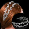 Moda Europeia Headbands Luxo Coroas De Noiva Elegante Headwear Prom Wear Wear Wedding Jóias CZ Tiaras 210616