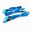 1M/3FT Flat Noodle Micro Type c USB Cables V8 2A fast Charging cable for samsung s6 s7 edge s8 note 8 android phone