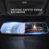 Car DVR HD P Mirror Video Recorder Lenns Mega Dashcam Video Recorder с задним видом на зеркальное время и дата дисплей Dash Cam Car J220601