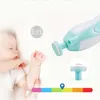 Bebek Otomatik Elektrik Çivi Düzeltmeni Bebek Bakım Aksesuarları Taşınabilir Çok Fonksiyonlu Elektrikli Manikür Set Tırnak Cihazı Yeşil Pembe CO3053444