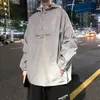 Oversized Reflective Pullover Jacket Men Spring Hooded Loose Outerwear Fashion Street Coat Windbreaker Clothing Male Plus Size Men's Jackets