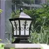 Lawn Lamps IP54 Водонепроницаемая бронза / черные алюминиевые магистральные затвора Используйте светодиодные стески Светодиодные светильники света с одобренным CE