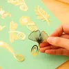 Bookmark Antique Closed Butterfly Dragonfly Bookmarks Mini Kawaii Gold Metal Paper Clip Statioenry