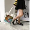 Retro litterära damer kanfas tote bag kvinnor casual shoppingkassar återanvändbar hand ulzzang hajuku shopper högsta kvalitet