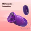 Nxy oeufs femelle multi vitesse langue vibrateur stimulateur de Clitoris Massage Vaginal g Spot Usb oeuf jouets sexuels produits 1224