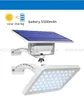 800LM Solar Garden Light 48LEDS IP65 Integrate Сплит Солнечные лампы с удаленным регулируемым углом Угол Открытый солнечные стены Света для уличного парка Сообщество Дорожный проход