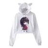 Kawaii Japanische Anime Demon Slayer Hoodies Weibliche Harajuku Cartoon Kimetsu Nein Yaiba Druck Hoodie Koreanische Sweatshirts Frauen 211108