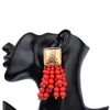 Kolczyki Tassels / Kolczyki Dla Kobiet Tiny Craft Koralik Tassels Hyperbole Drop Kolczyki Moda Kolczyk Kobieta 2021 Biżuteria Boże Narodzenie Dynda Cha