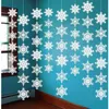 Romantische Sneeuwvlok Gordijn Outdoor Decoratie voor Home Navidad Garlands Kerstdecoratie Xmas WY1386