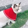 3ピース/セットペットクリスマス衣装かわいいクロークスカーフ帽子猫犬絶妙な新年服創造的な贈り物子猫