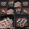 Rings Jewelrybrand 925 Sterling Vintage Handmade Chain American European Antiqeu Sier Fashion Aessories Key Ring Punk Drop Delivery 2021 Efky