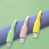 USB Cables 3A Fast Data Charging Charger Wire Cord Liquid Silicone Cable 1M