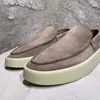 Mocassins chaussures hommes en cuir véritable sans lacet à la main homme chaussures plates décontractées conduite marche mode loisirs Zapatos